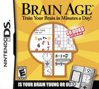 brain age ds game cover